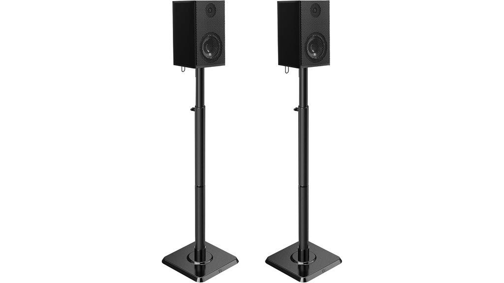 adjustable speaker stands