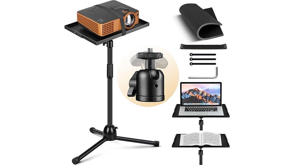 adjustable tripod projector stand