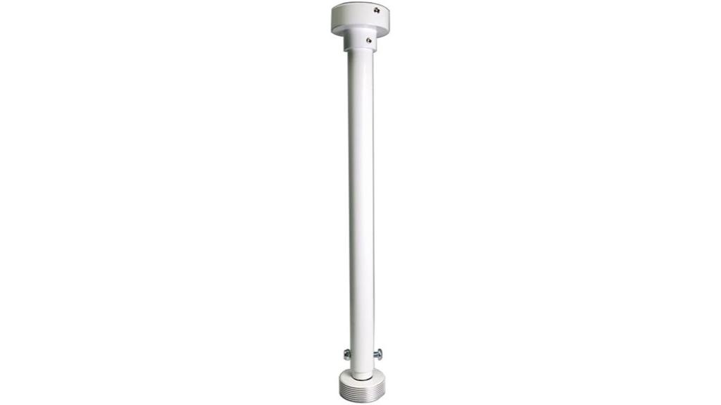 adjustable white extension pole