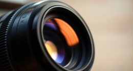 adjusting lens aperture settings