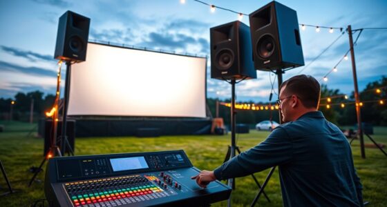 adjusting outdoor sound systems