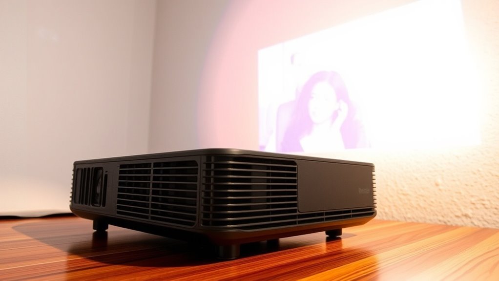 adjusting projector lens alignment