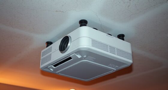 adjusting projector mount angles