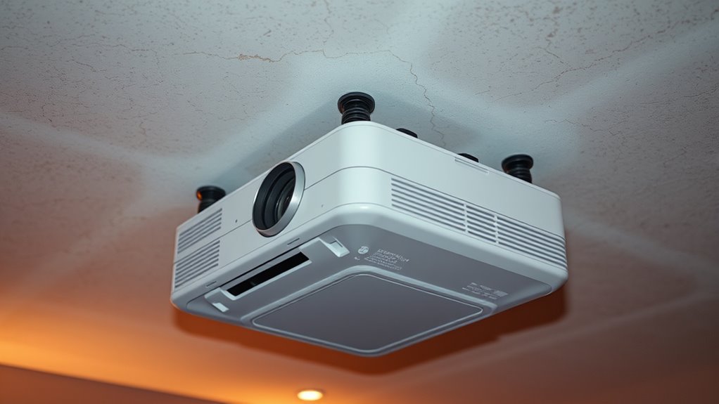 adjusting projector mount angles