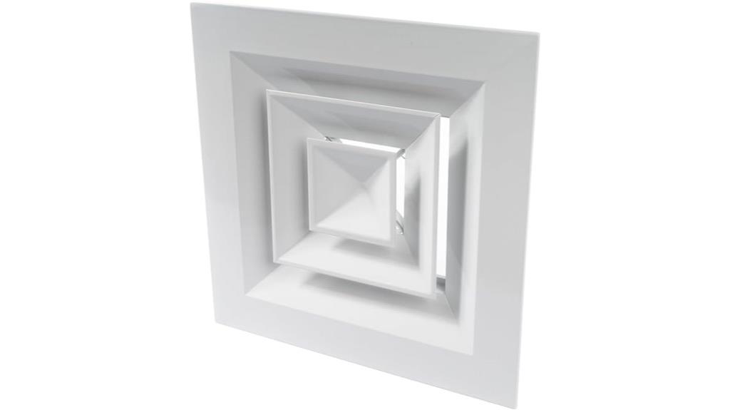 aluminum ceiling diffuser 6x6