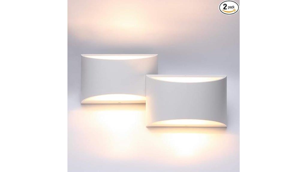 aluminum indoor led sconce