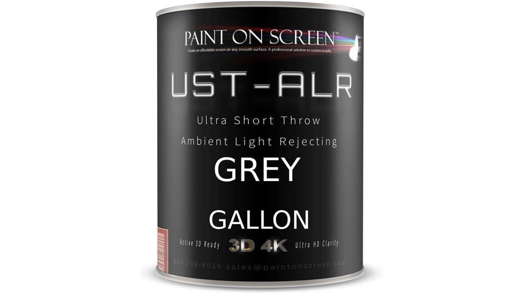 ambient light rejection paint