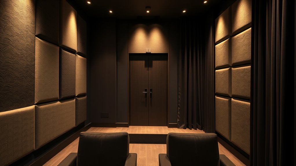 assess room shape and reflection