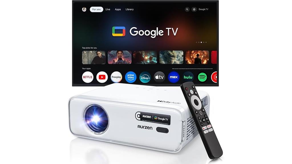 aurzen eazze d1g 4k projector