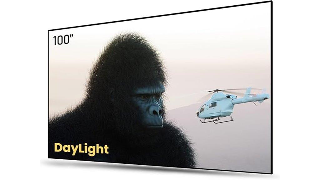 awol vision 100 inch screen