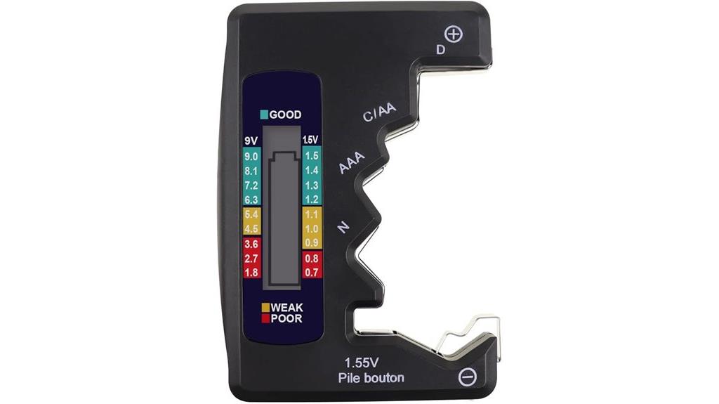 battery tester for various sizes