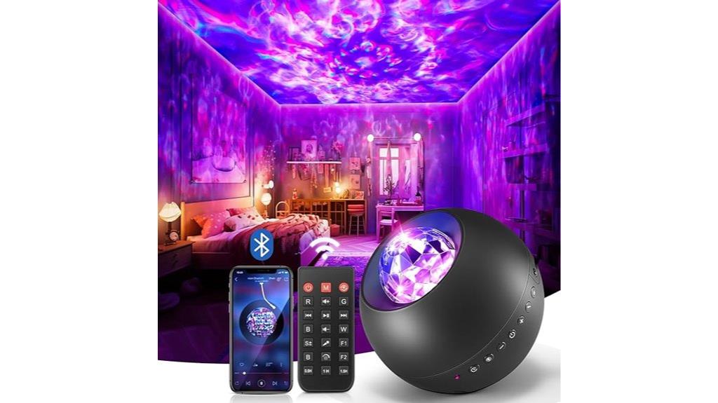 bedroom galaxy light projector