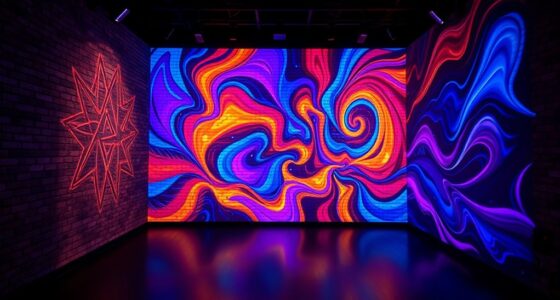 best art show mapping projectors