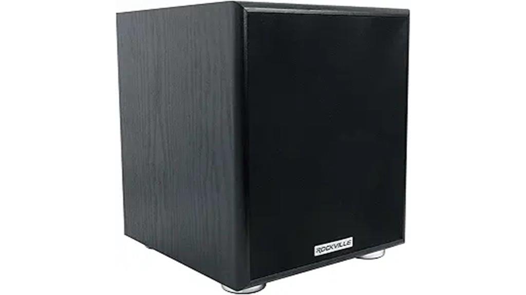 black rockville subwoofer 6 5