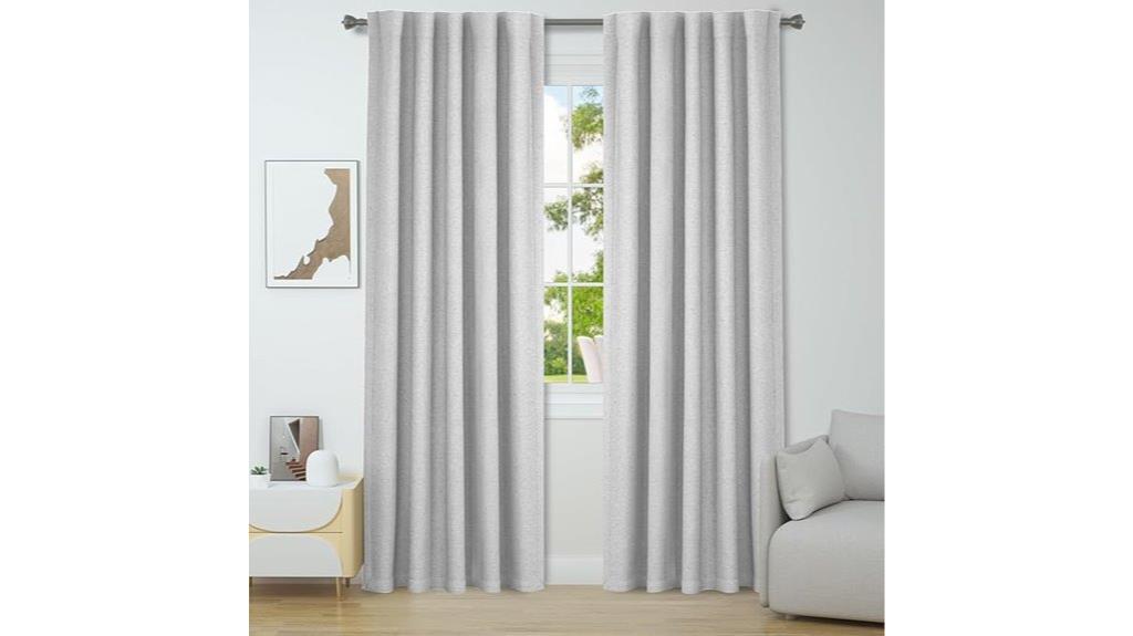 blackout bedroom curtain set