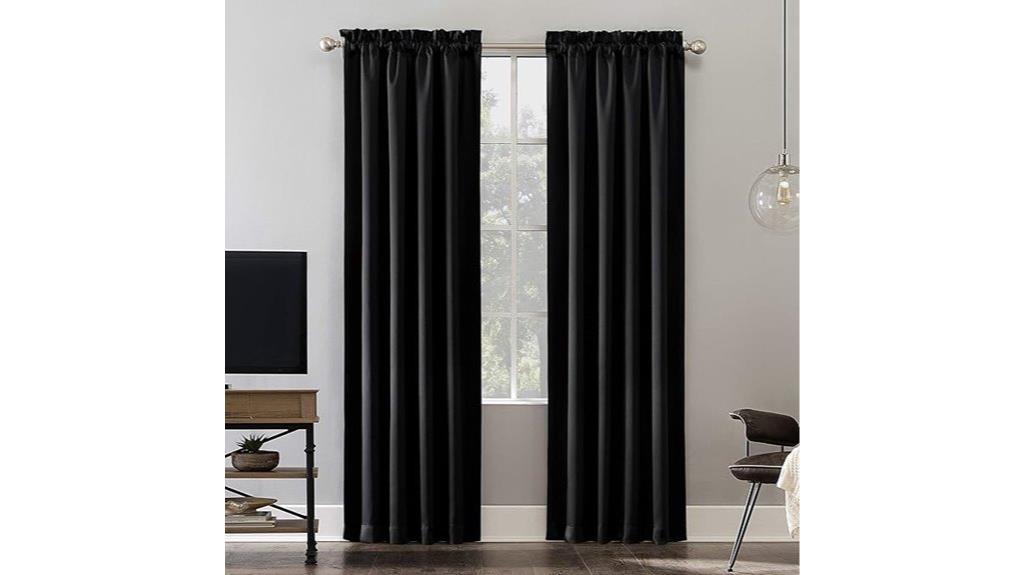 blackout curtain panel size