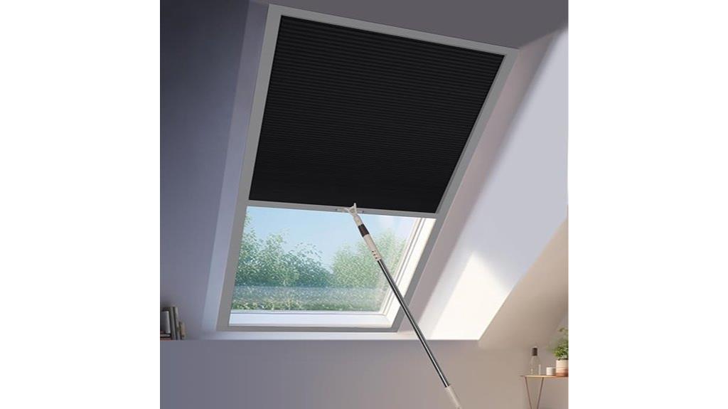 blackout roof window blinds