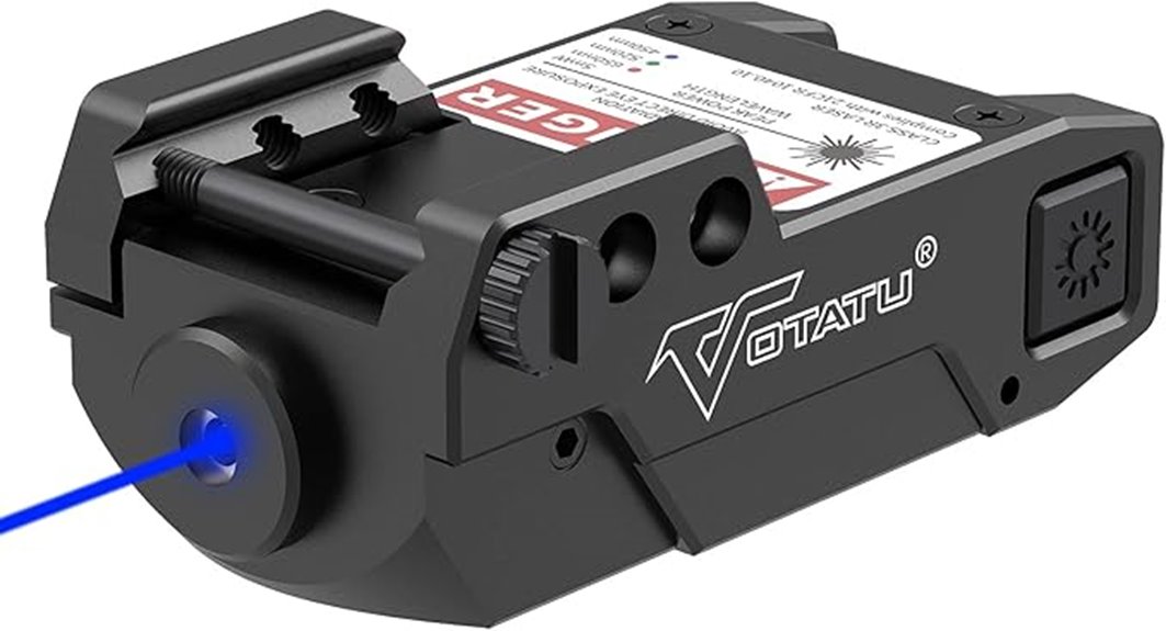 blue laser sight for firearms