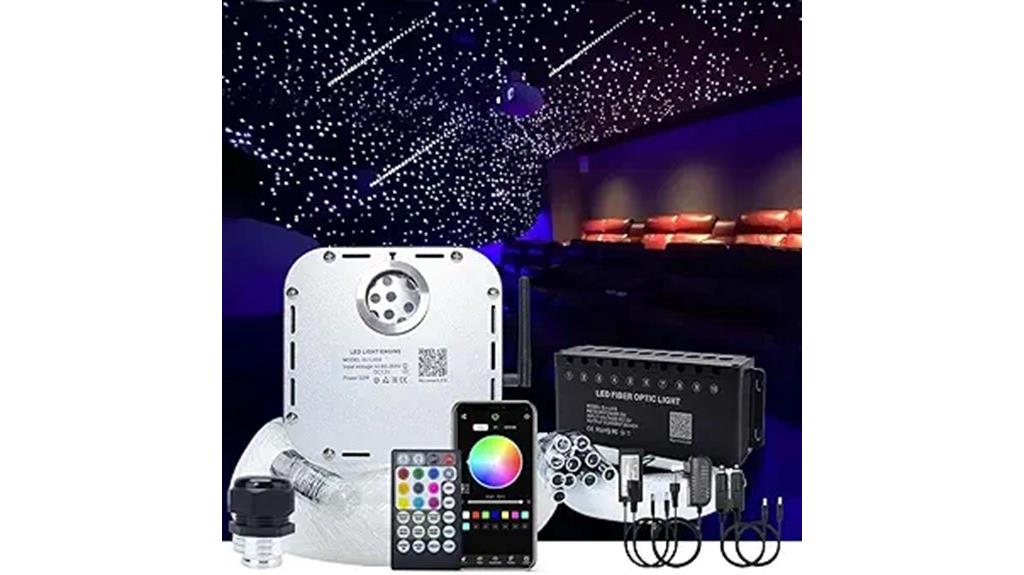 bluetooth fiber optic lighting