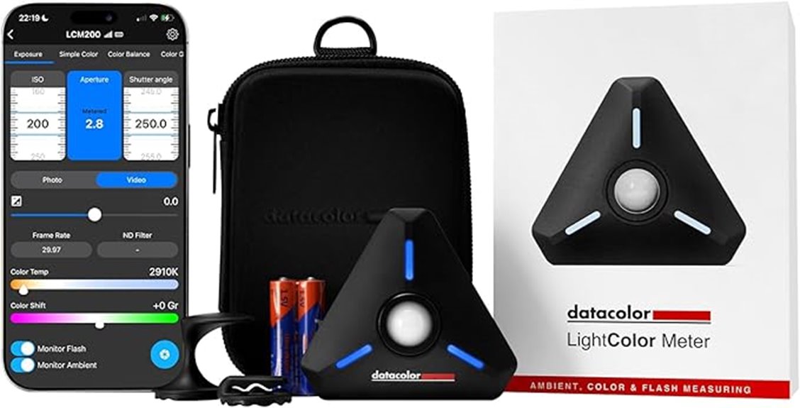 bluetooth light color meter