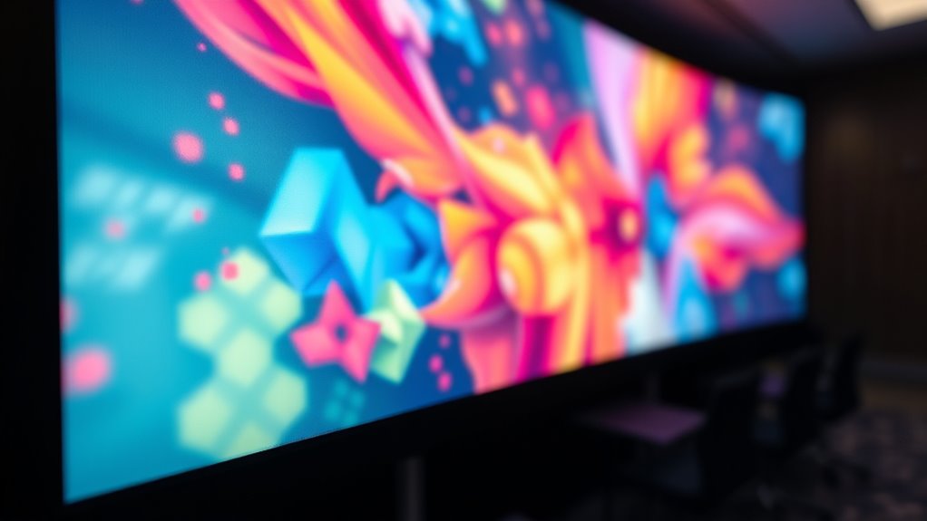 bright calibrated stable projection