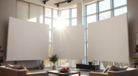 bright daytime projection screens