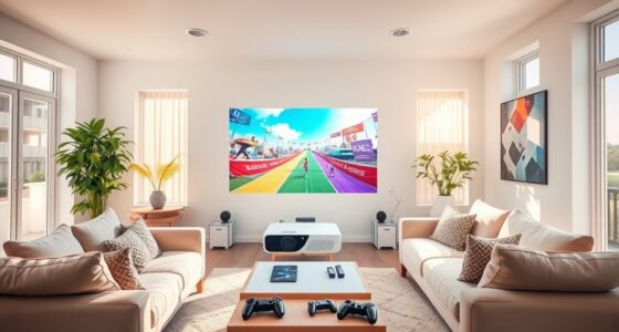 bright room daytime projector