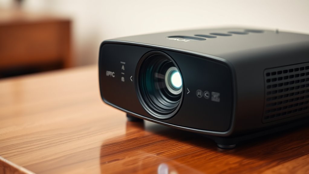 brightness throw ratio clarity