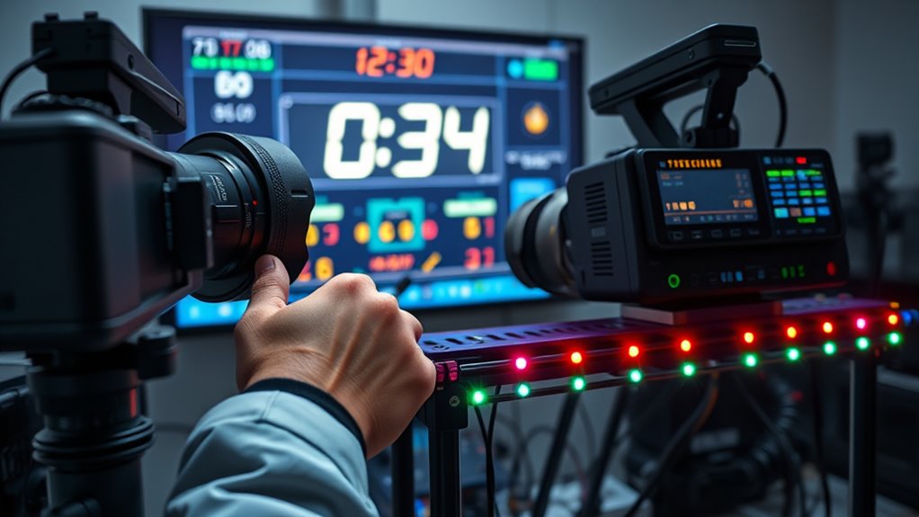 camera based input delay measurement