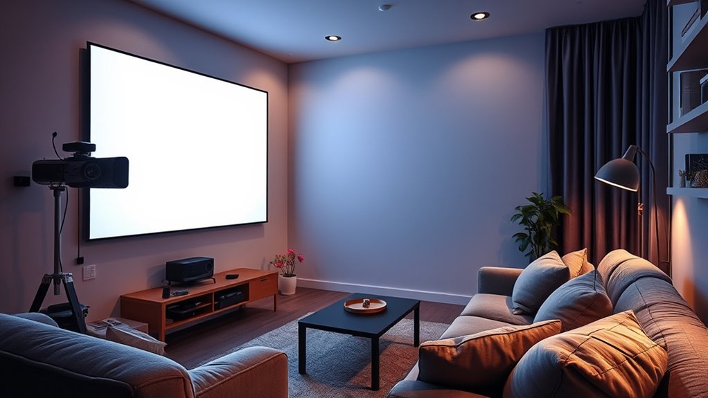 ceiling mounting ensures optimal placement