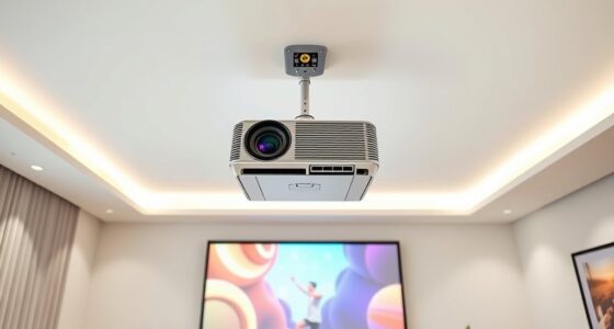 ceiling mounting projector tips