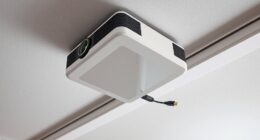 ceiling projector cable routing