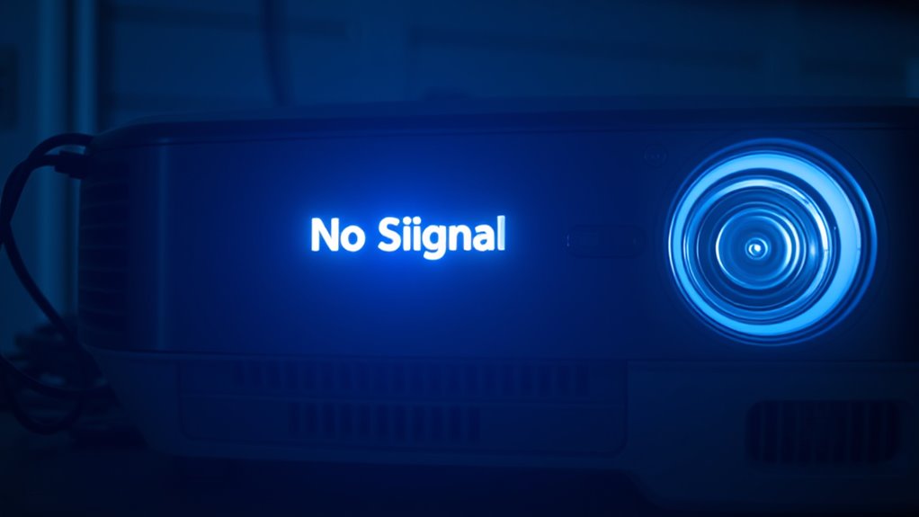 check cables and input settings