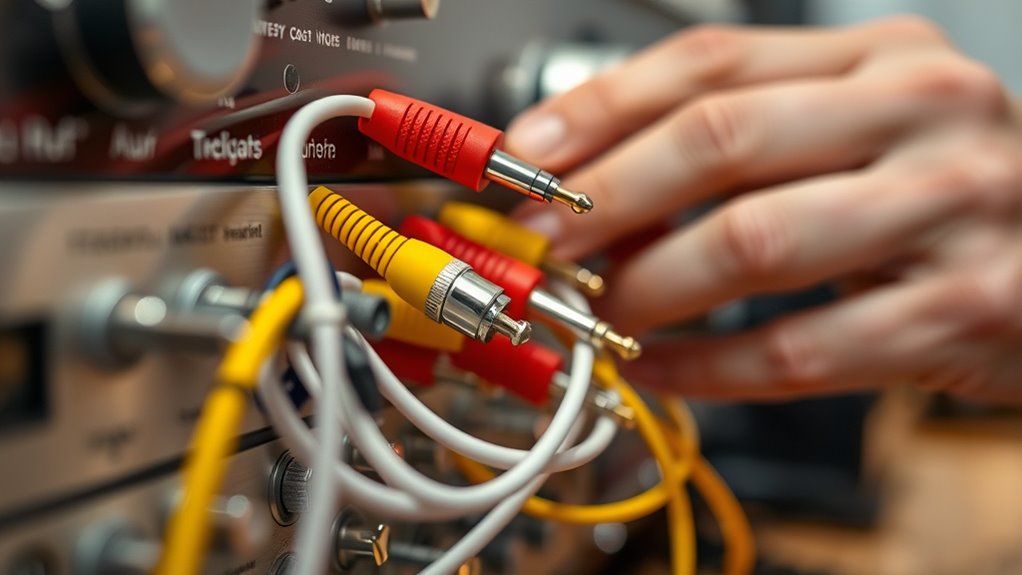 check cables settings inputs