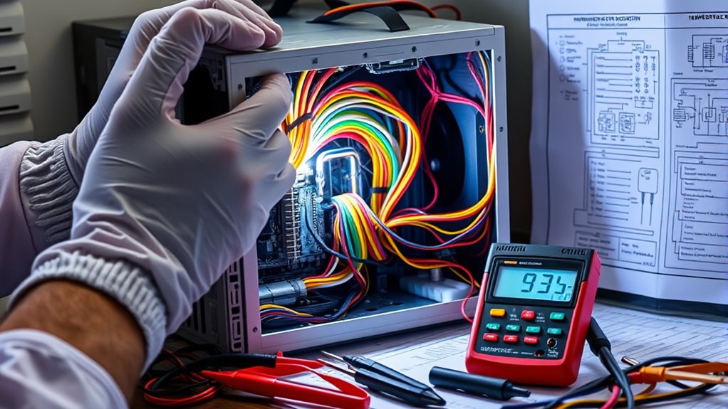 check power supply connections