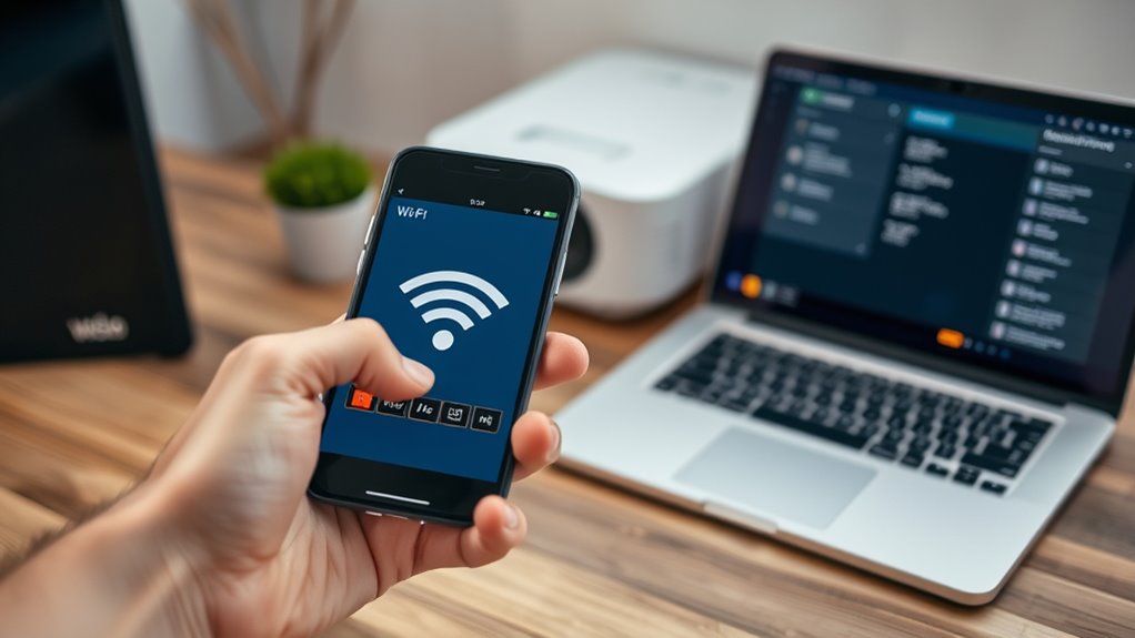 check wi fi signal strength