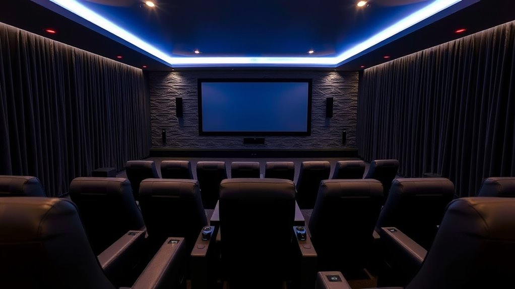 choose a dark quiet room