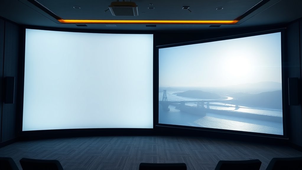 choose appropriate projection surface