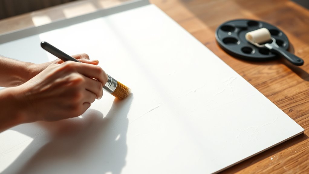 choose appropriate textured surfaces