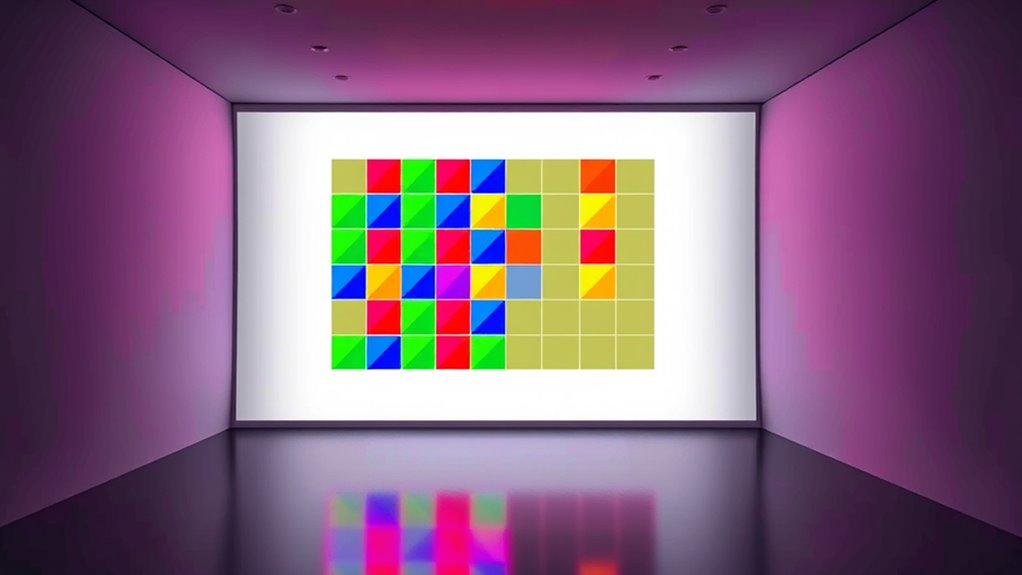 choose clear high contrast patterns