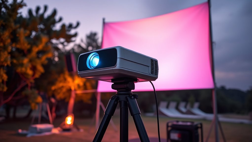 choose high resolution weather resistant projectors