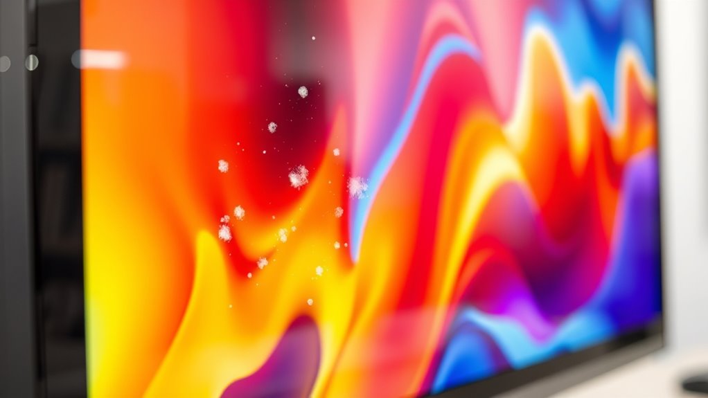 clean screen prevent dust buildup