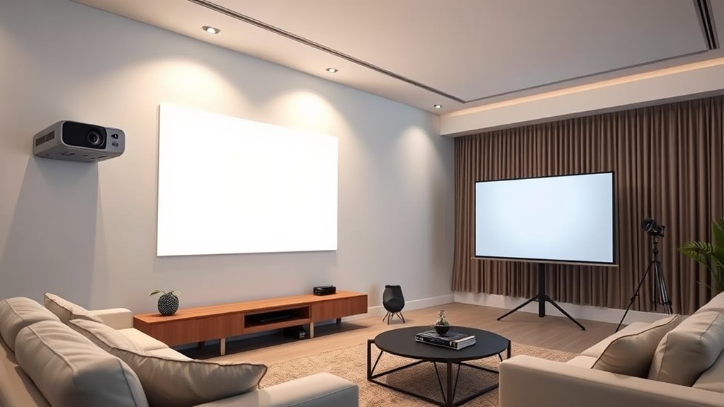 close range high definition projection