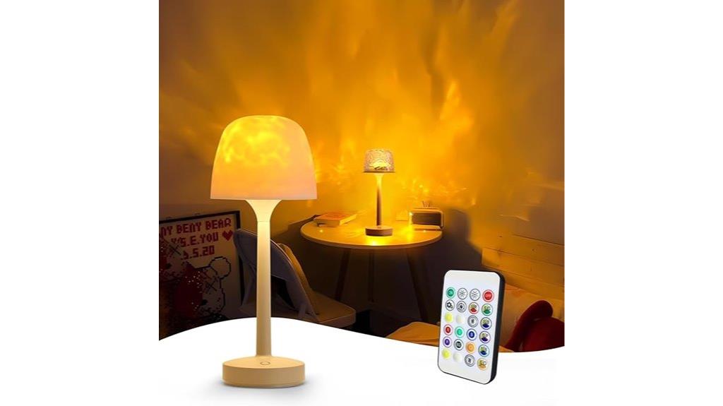 colorful ocean wave lamp