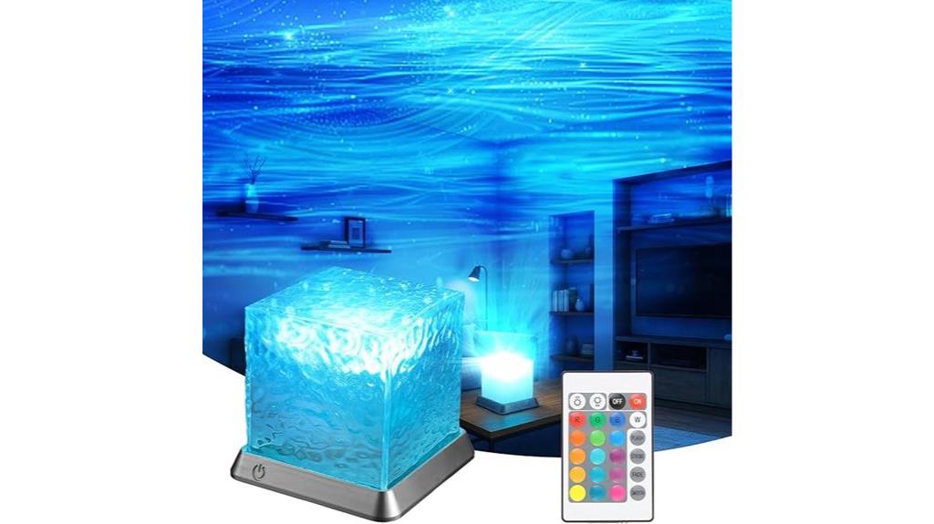 colorful ocean wave light