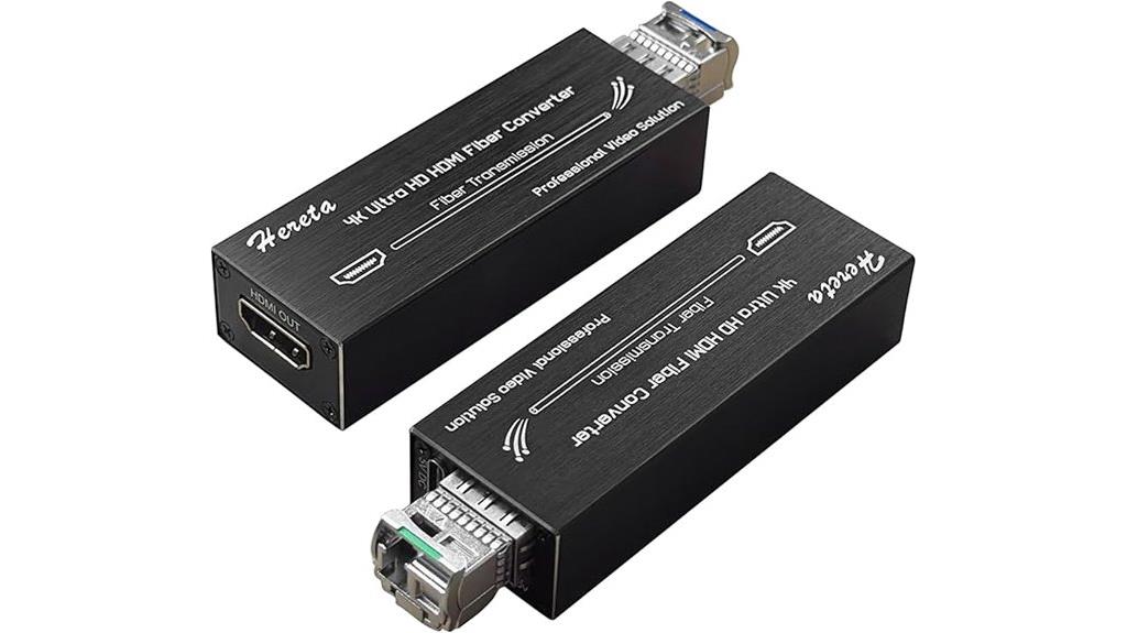 compact 4k hdmi fiber extender