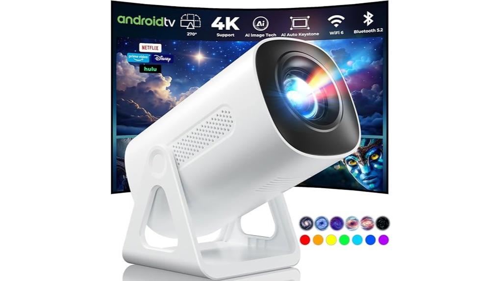 compact 4k wireless projector