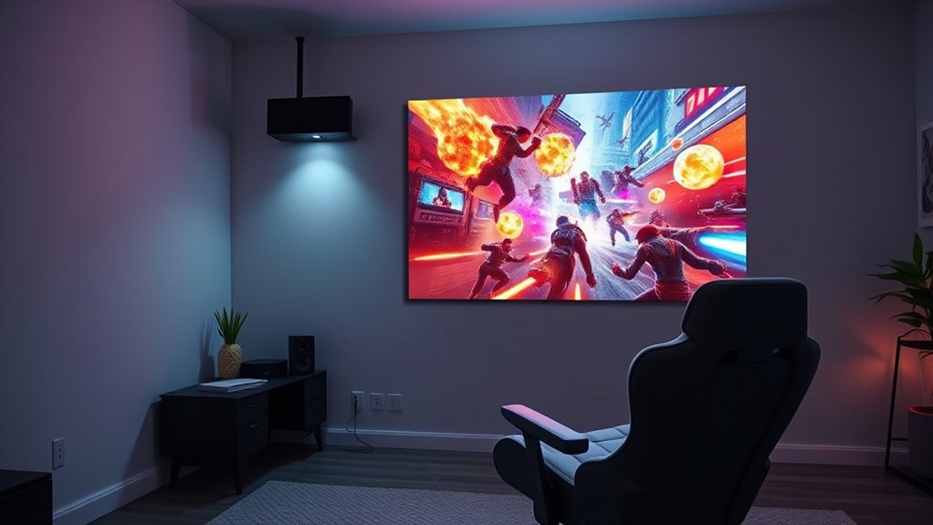 compact high resolution gaming projection