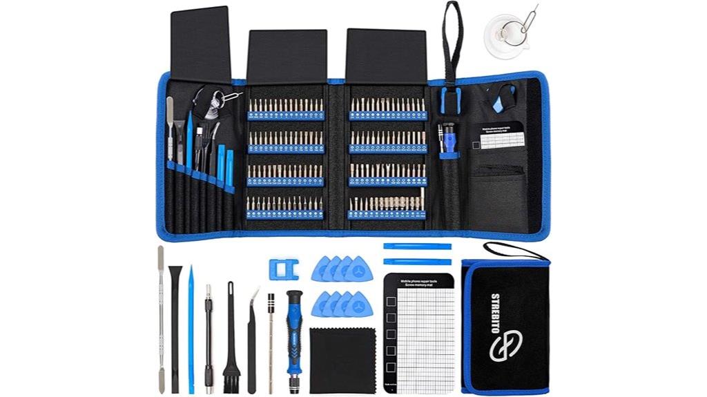 comprehensive 142 piece screwdriver set