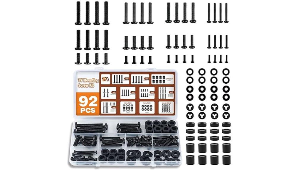 comprehensive tv mounting hardware